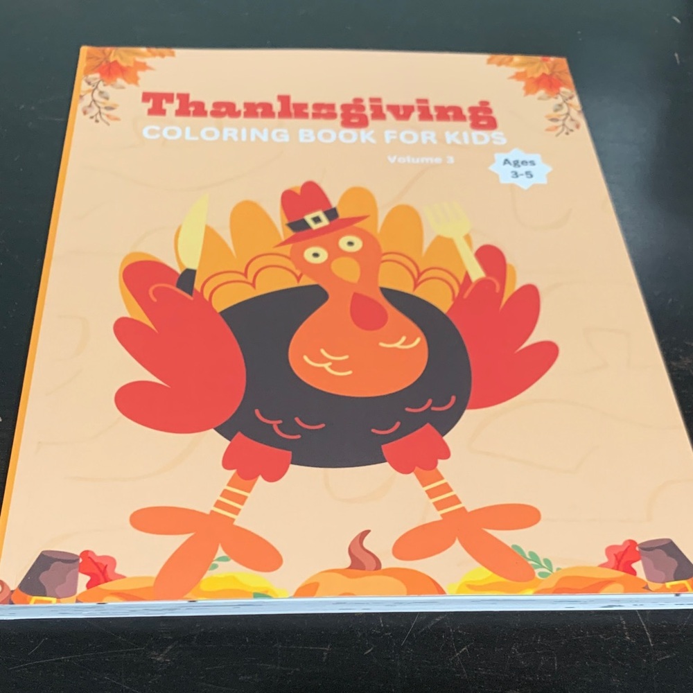 Thanksgiving Coloring Book for Kids